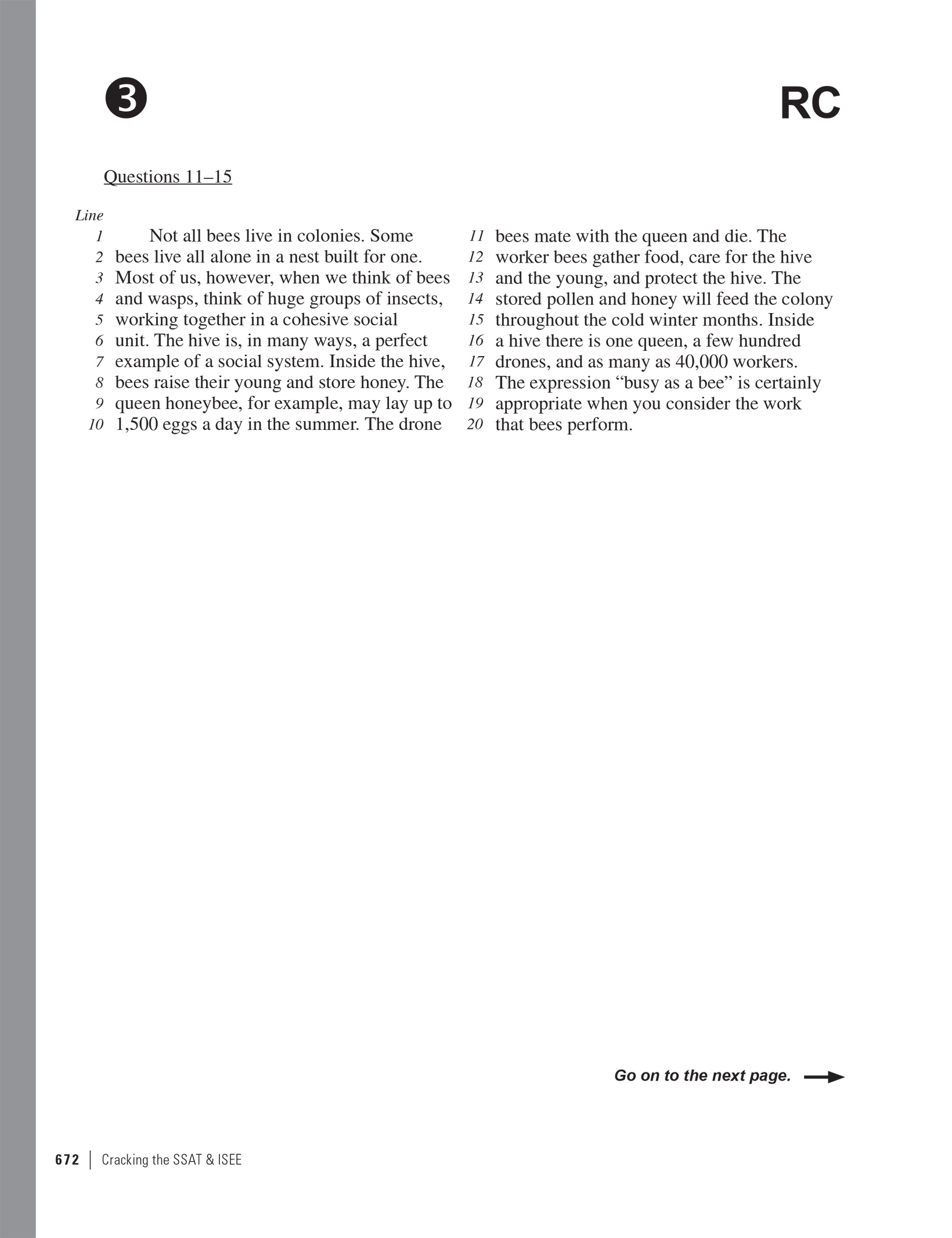 Extended Ebook Content For Cracking The SSAT ISEE 2019 Edition   Lower Level ISEE Practice Test Page24 